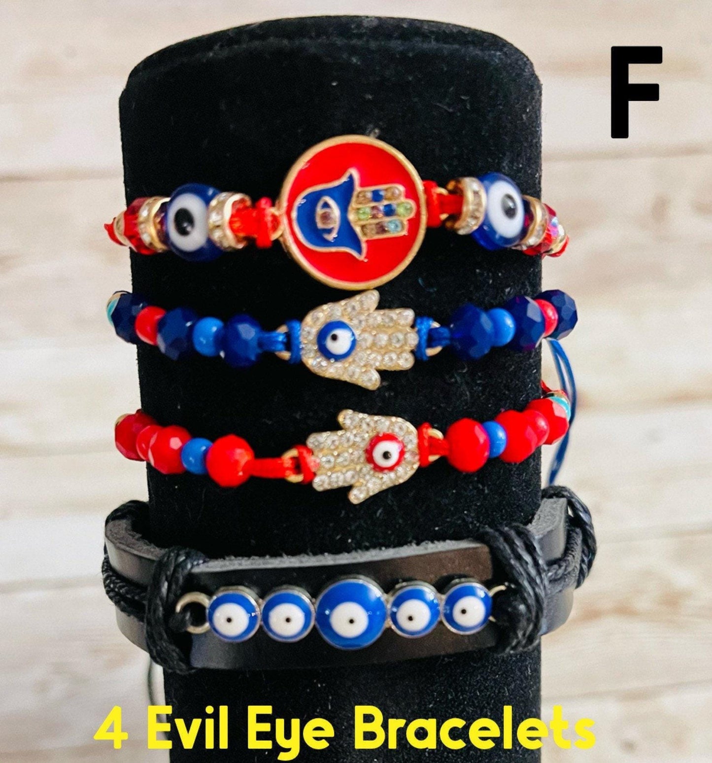 Blue Eye Protect Charm Hamsa Hand Indie Bracelet Pulseras de Mal de Ojo
