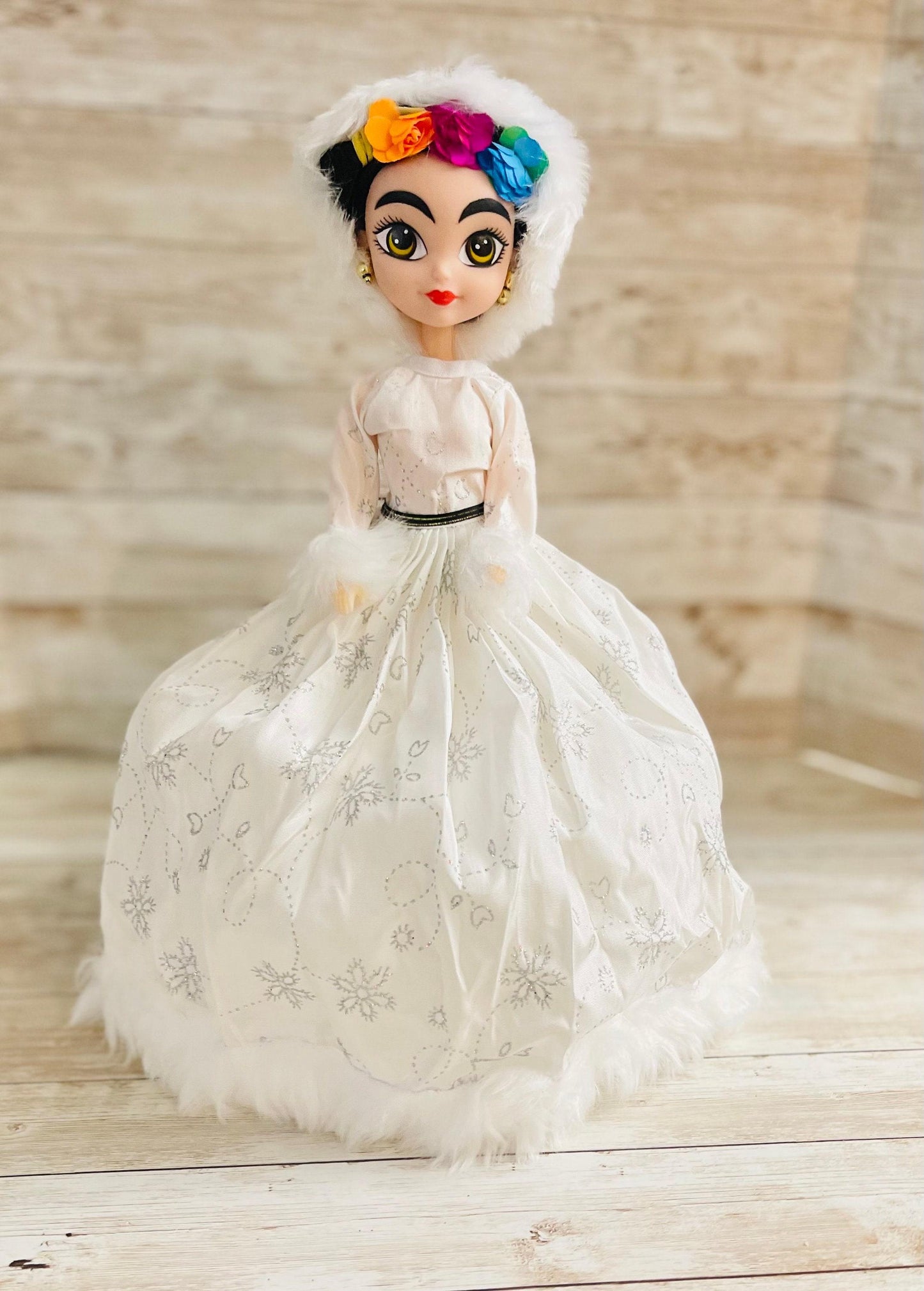 Frida Kahlo Christmas Doll MuГ±eca Artesanal NavideГ±a De Frida Kahlo