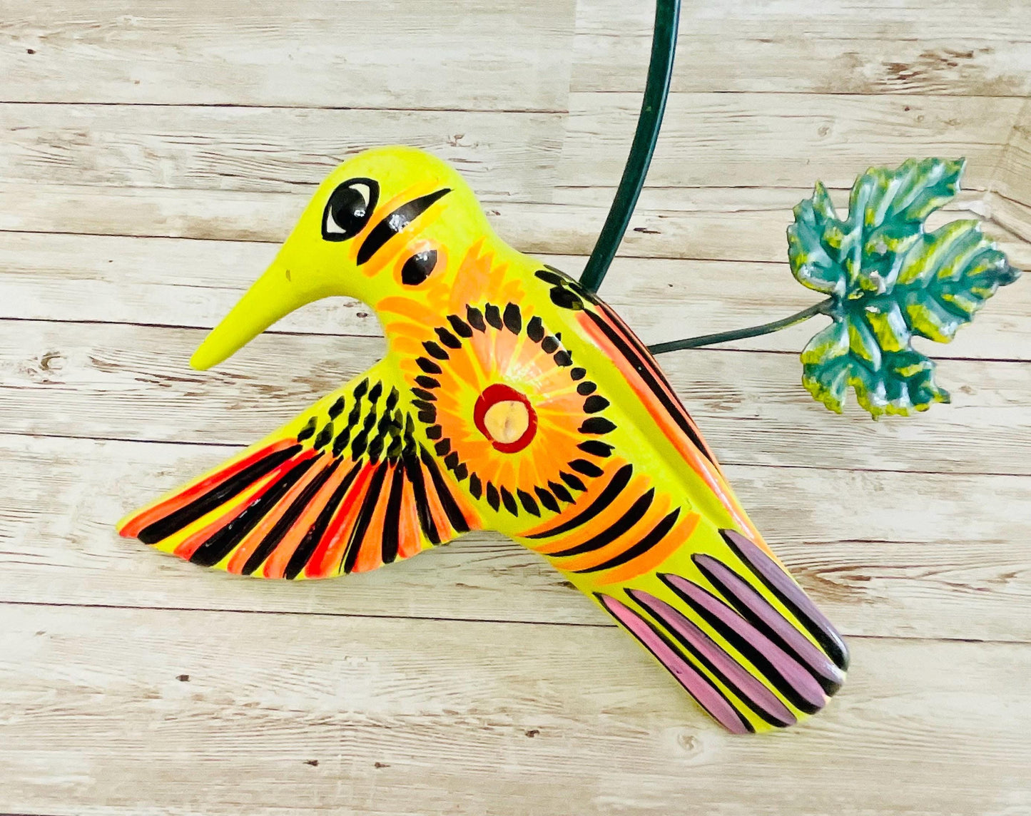 Mexican Exotic Ceramic Hanging Hummingbird Colibri ExГіtico de CerГЎmica para Colgar en la Pared