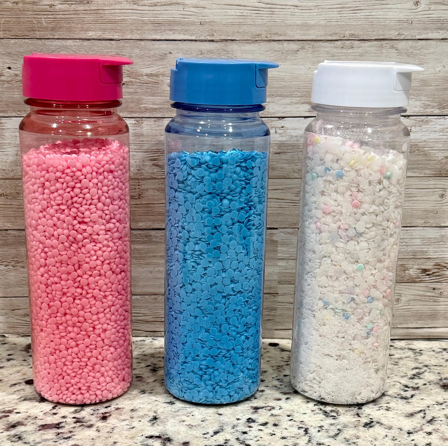 Scented Booster Beads in Reuseable Bottle Pink Floral, Ocean Breeze, Pastel Fresh and Combo of Freshness Mix and Match or Create Your Own