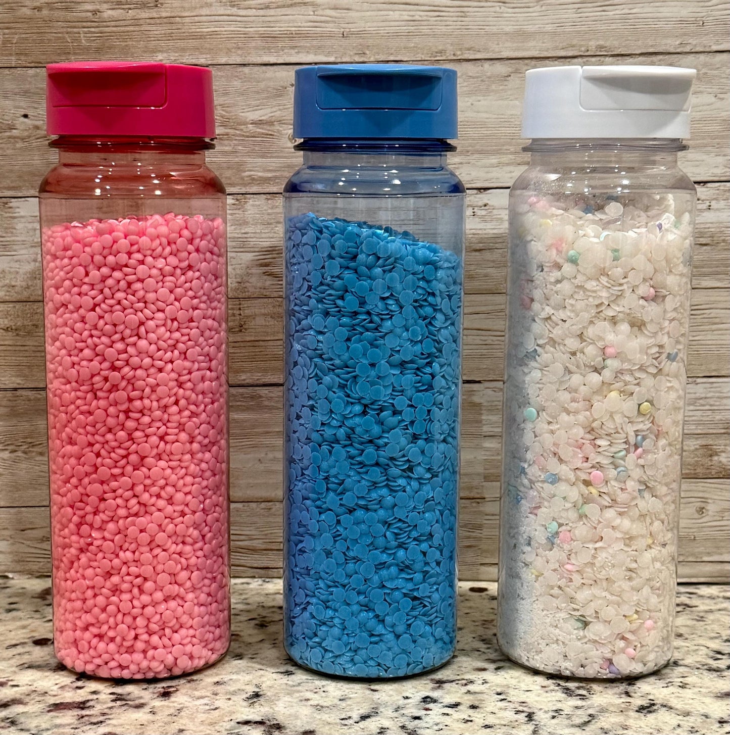 Scented Booster Beads in Reuseable Bottle Pink Floral, Ocean Breeze, Pastel Fresh and Combo of Freshness Mix and Match or Create Your Own