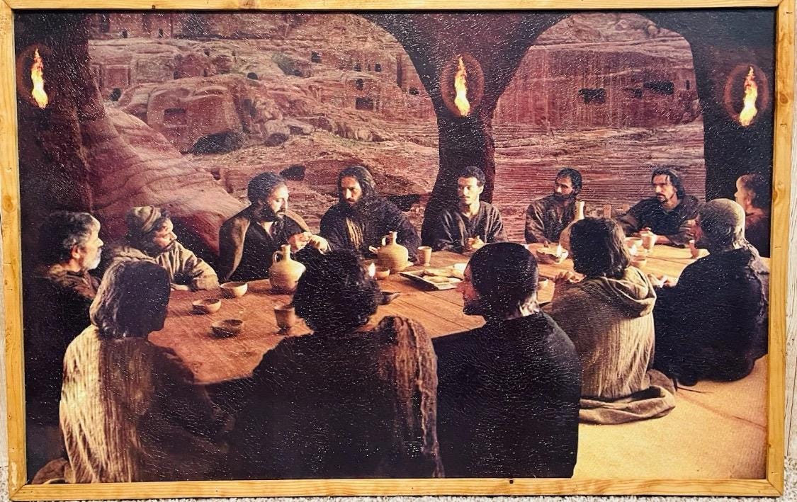 Mexican Artesanal Last Supper Wall Art Arte la Гљltima Cena Rustico Rustic Jesus & Disciples JesГєs y DiscГ­pulos en Escena de La Ultima Cena