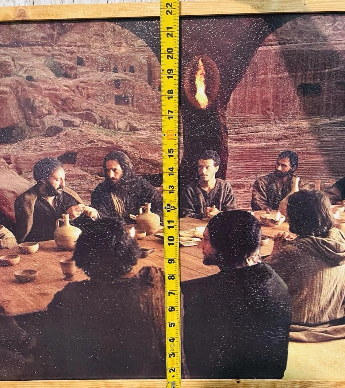 Mexican Artesanal Last Supper Wall Art Arte la Гљltima Cena Rustico Rustic Jesus & Disciples JesГєs y DiscГ­pulos en Escena de La Ultima Cena