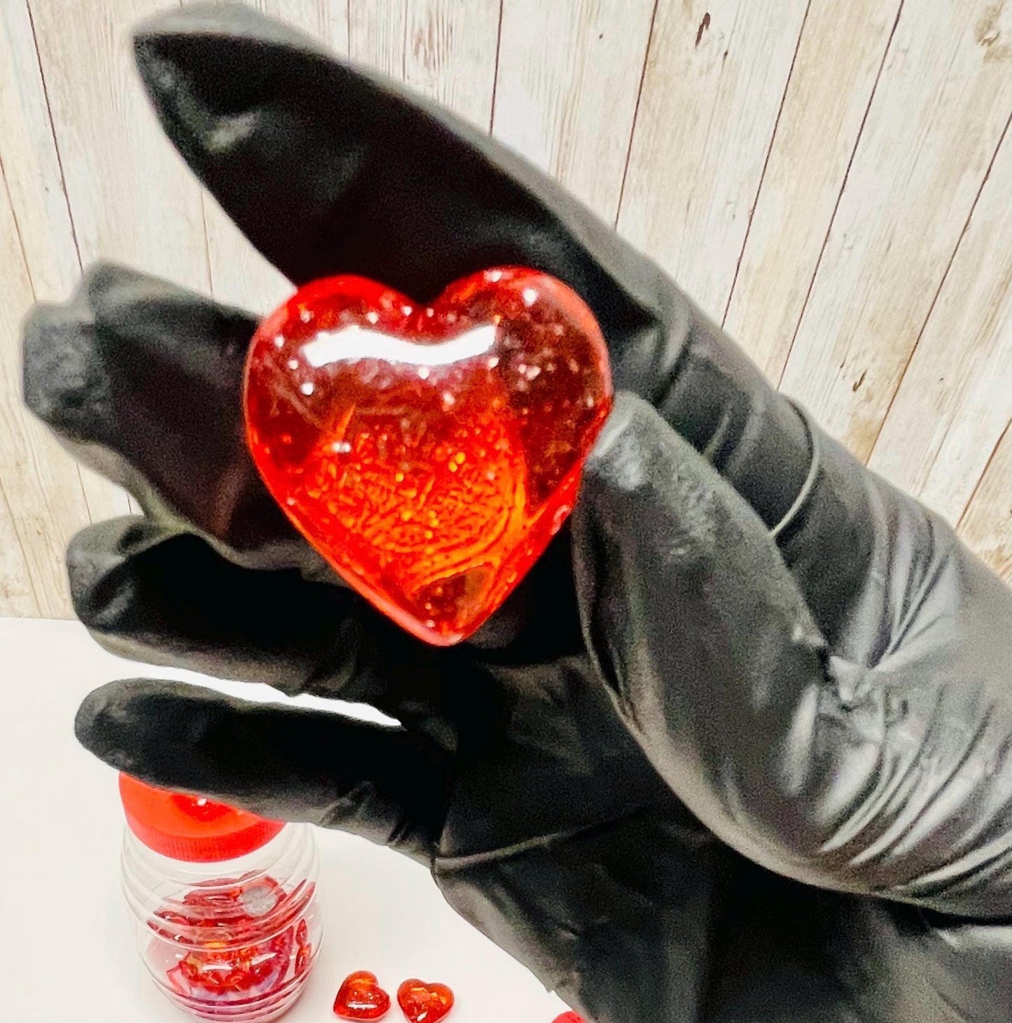 40 Fichas Magneticas de Corazonsitos con Pala MagnГ©tica 40 Magnetic Heart Chips and Wand to Play Bingo