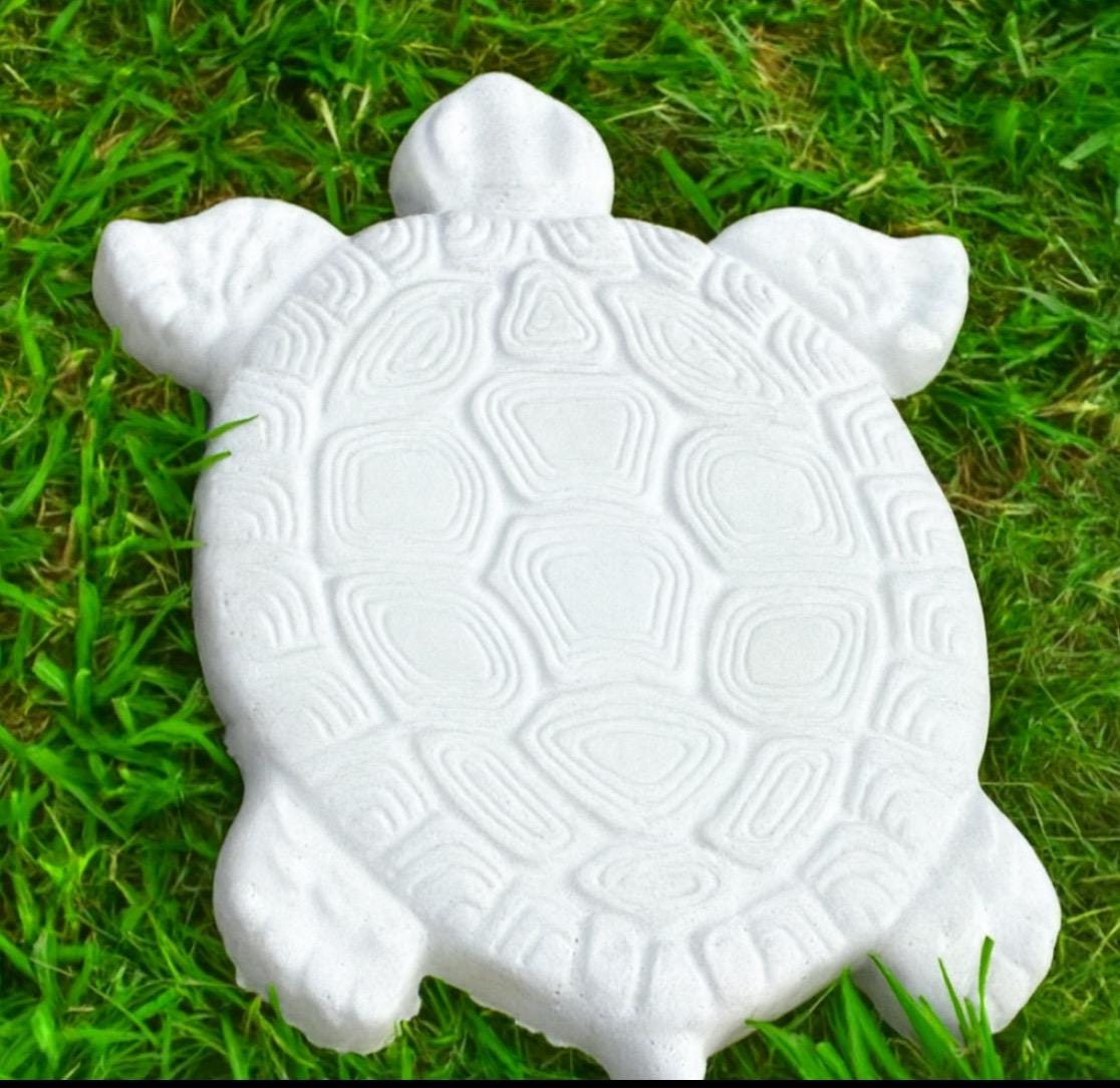 Garden Turtle Stepping Stone Garden Pathway Stepping Stone Outdoor Yard Decoration Cement Paver Lawn and Patio Ornament