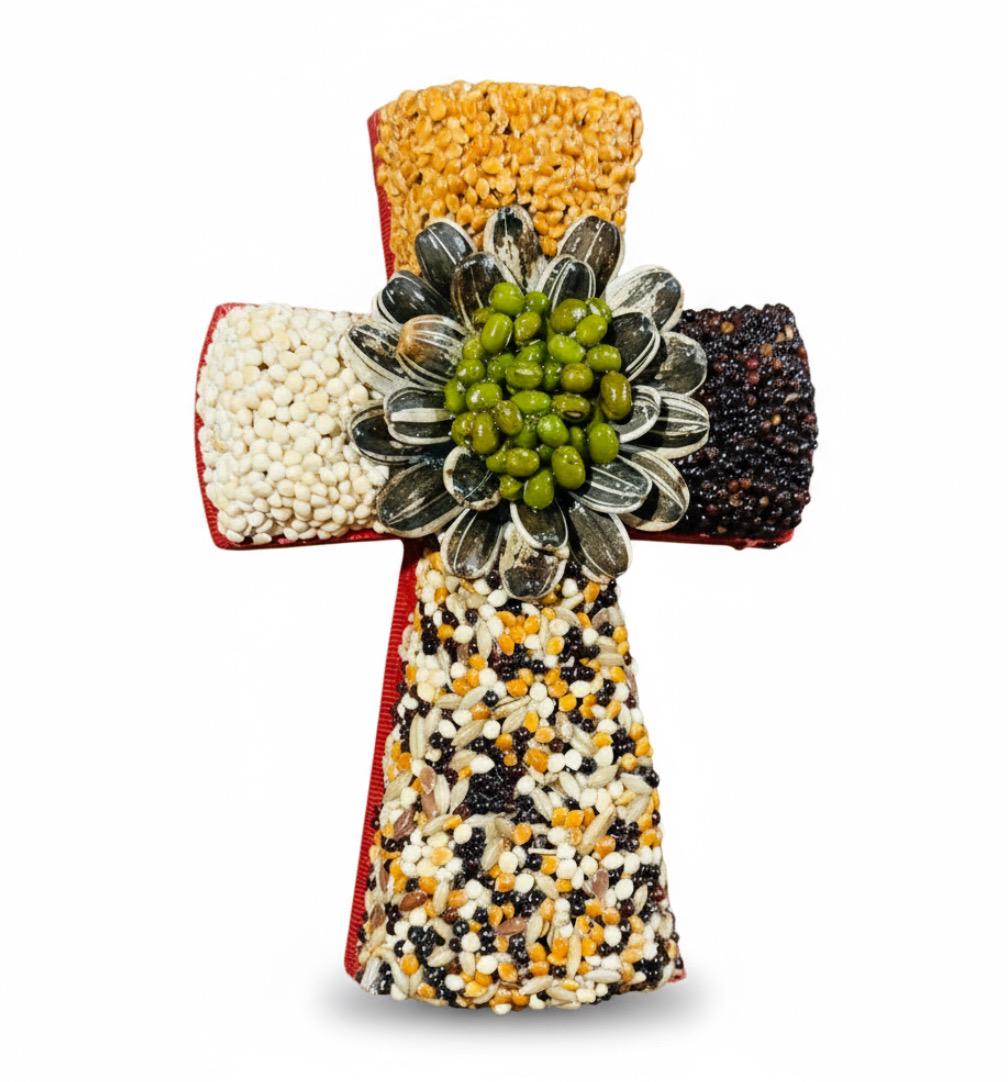 3x Mexican Abundance Prosperity Seed Crosses Mexican Spiritual Art 3 Cruzes Mexicanas para Abundancia Prosperidad
