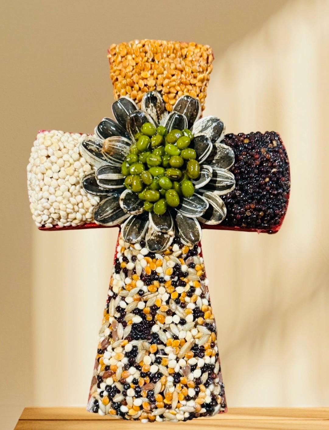 3x Mexican Abundance Prosperity Seed Crosses Mexican Spiritual Art 3 Cruzes Mexicanas para Abundancia Prosperidad