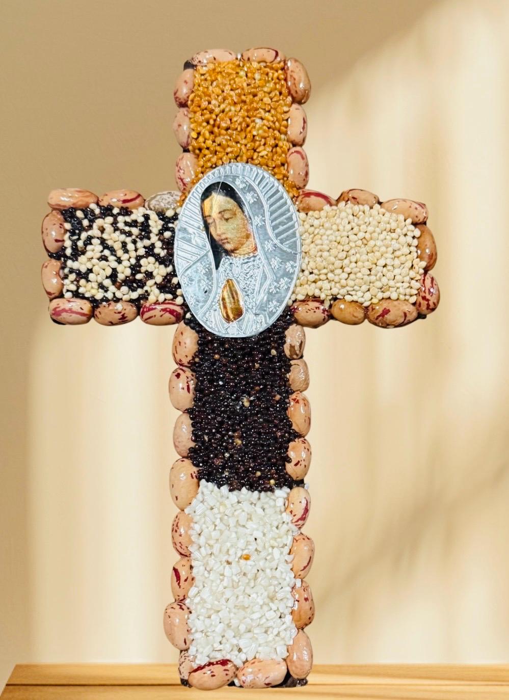 3x Mexican Abundance Prosperity Seed Crosses Mexican Spiritual Art 3 Cruzes Mexicanas para Abundancia Prosperidad
