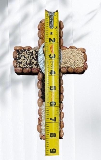 3x Mexican Abundance Prosperity Seed Crosses Mexican Spiritual Art 3 Cruzes Mexicanas para Abundancia Prosperidad