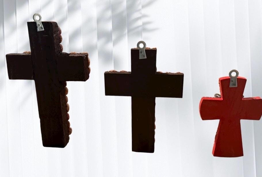 3x Mexican Abundance Prosperity Seed Crosses Mexican Spiritual Art 3 Cruzes Mexicanas para Abundancia Prosperidad