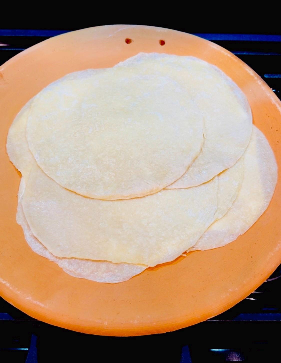 Homemade Authentic Mexican Flour Tortillas  de Arina Mexicanas Auténticas Mexicanas se Envian Crudas