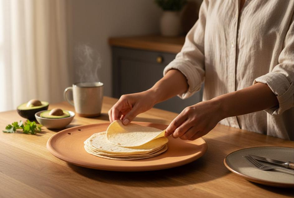 Homemade Authentic Mexican Flour Tortillas  de Arina Mexicanas Auténticas Mexicanas se Envian Crudas