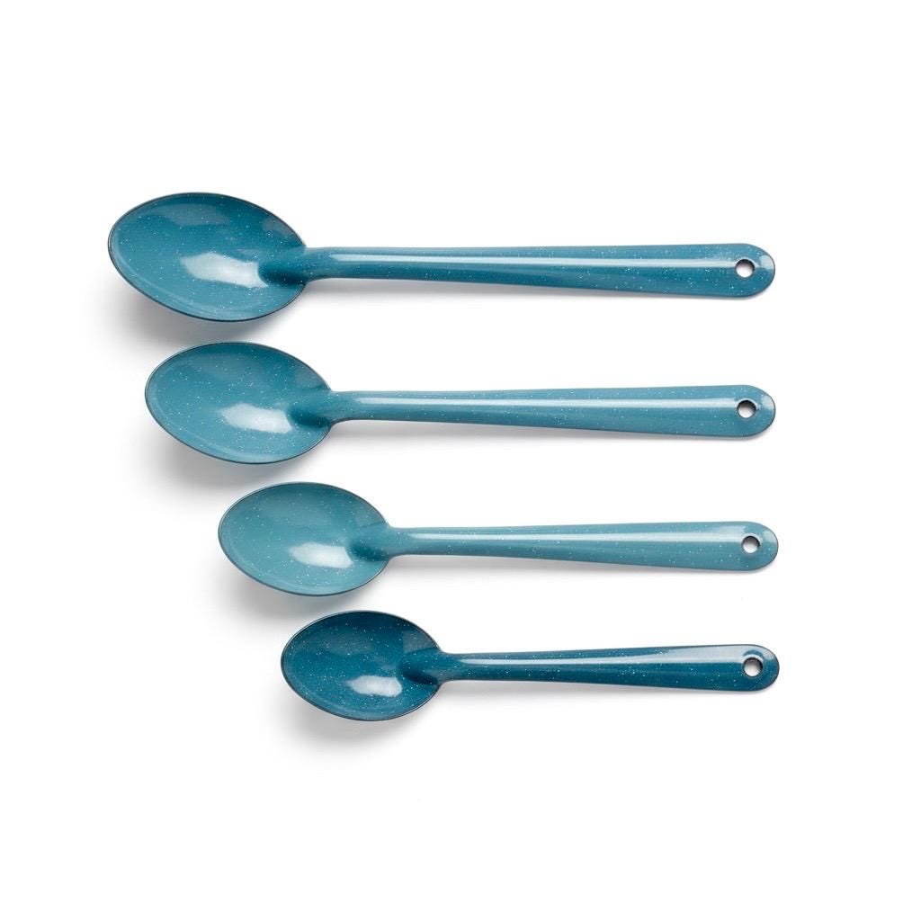Mexican Enamelware Serving Spoons Cucharas de Peltre Mexicano para Servir