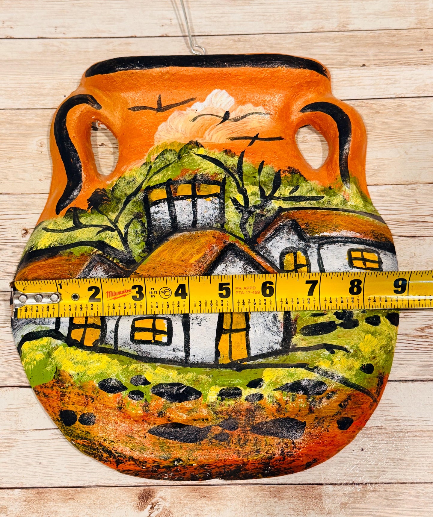 Mexican Terracota Home Wall Decor Jarron de Barro Decoracion Colgante