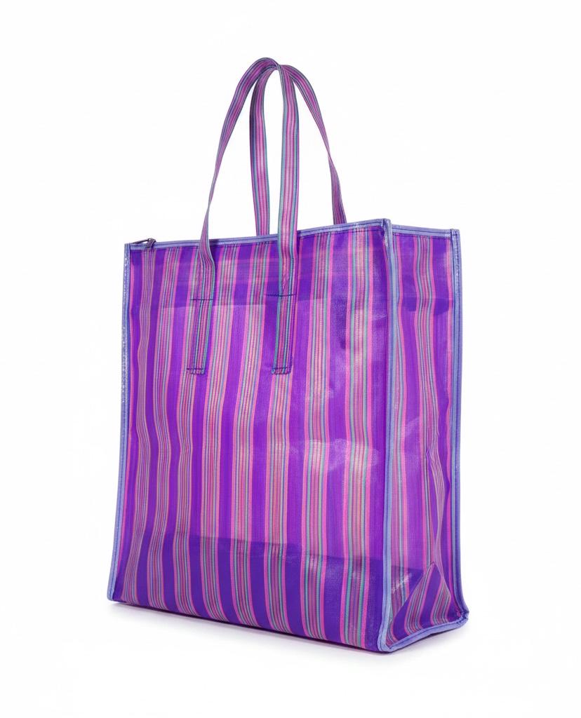 1 Reuseable Mexican Mercado Mesh Bag with Zipper 1x Bolsa de Maya Mexicana Reusable con Zipper