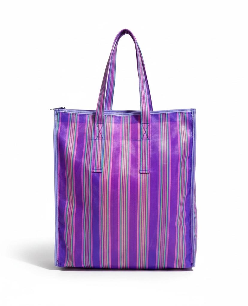 1 Reuseable Mexican Mercado Mesh Bag with Zipper 1x Bolsa de Maya Mexicana Reusable con Zipper