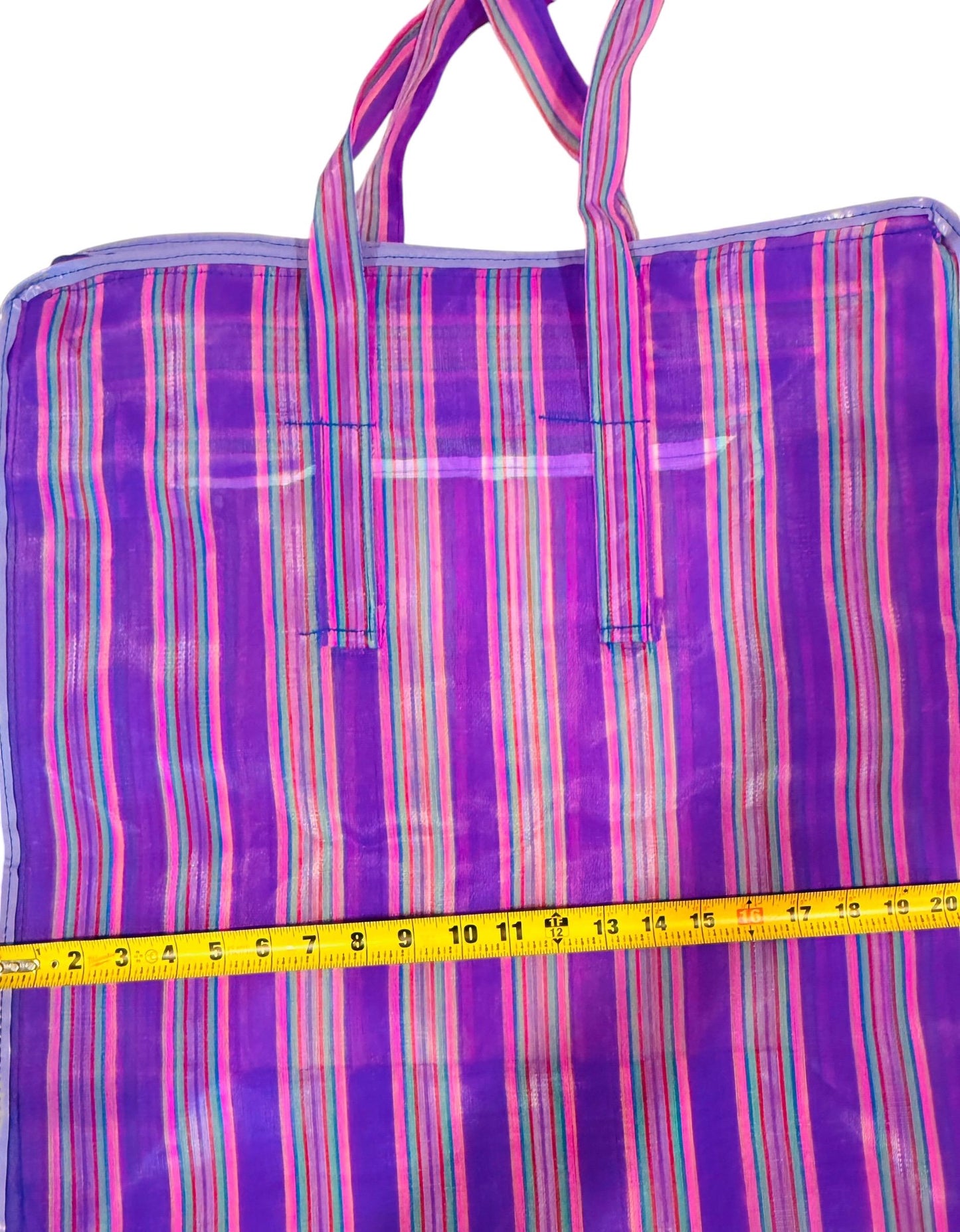 1 Reuseable Mexican Mercado Mesh Bag with Zipper 1x Bolsa de Maya Mexicana Reusable con Zipper