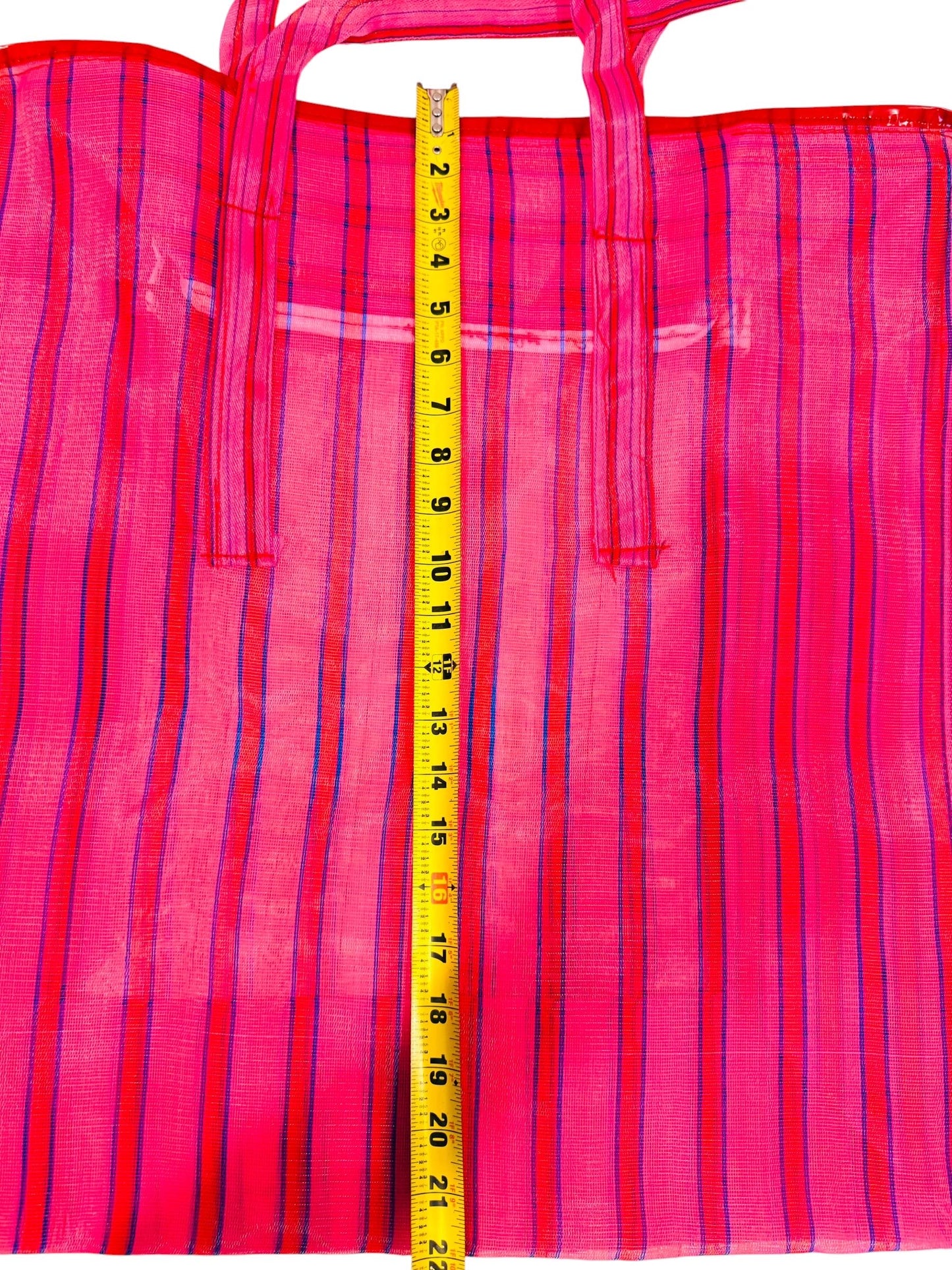 1 Reuseable Mexican Mercado Mesh Bag with Zipper 1x Bolsa de Maya Mexicana Reusable con Zipper