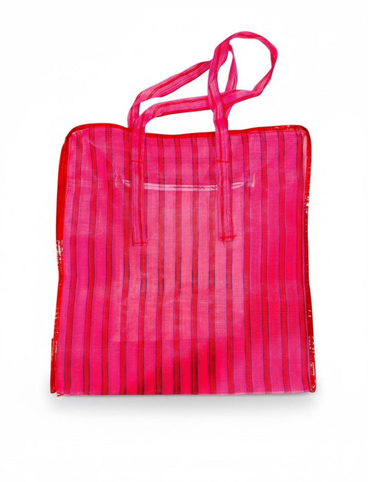 1 Reuseable Mexican Mercado Mesh Bag with Zipper 1x Bolsa de Maya Mexicana Reusable con Zipper