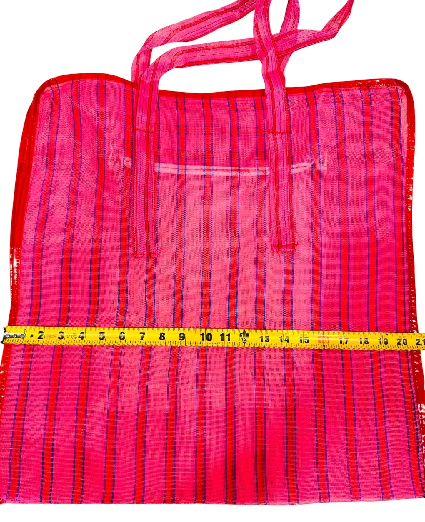 1 Reuseable Mexican Mercado Mesh Bag with Zipper 1x Bolsa de Maya Mexicana Reusable con Zipper